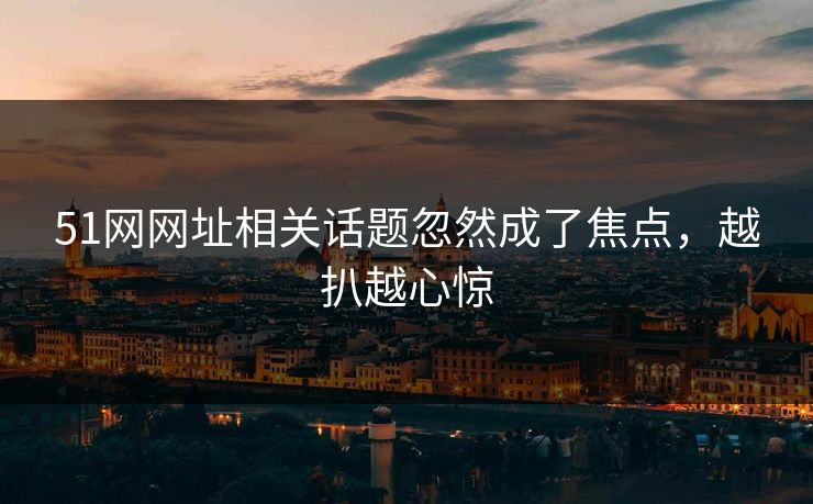 51网网址相关话题忽然成了焦点，越扒越心惊